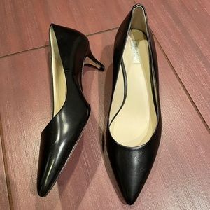 Cole Haan leather kitten heel pumps